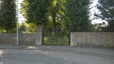 Gate to the cemetery